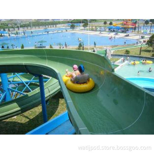 Water Park Family Raft Slide Fiber Glass Outdoor Water Slid
